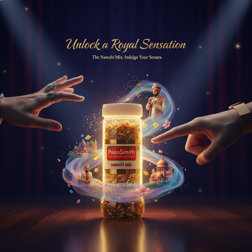 Advertisement for PaanSmith Nawabi Mix 