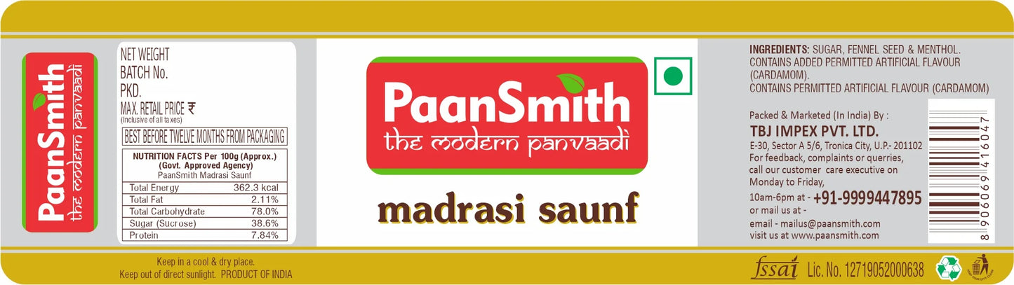 Madrasi Saunf - 175g
